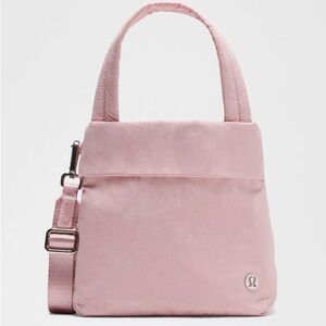 Lululemon on my level small tote bag crossbody bag micro size rose pink color